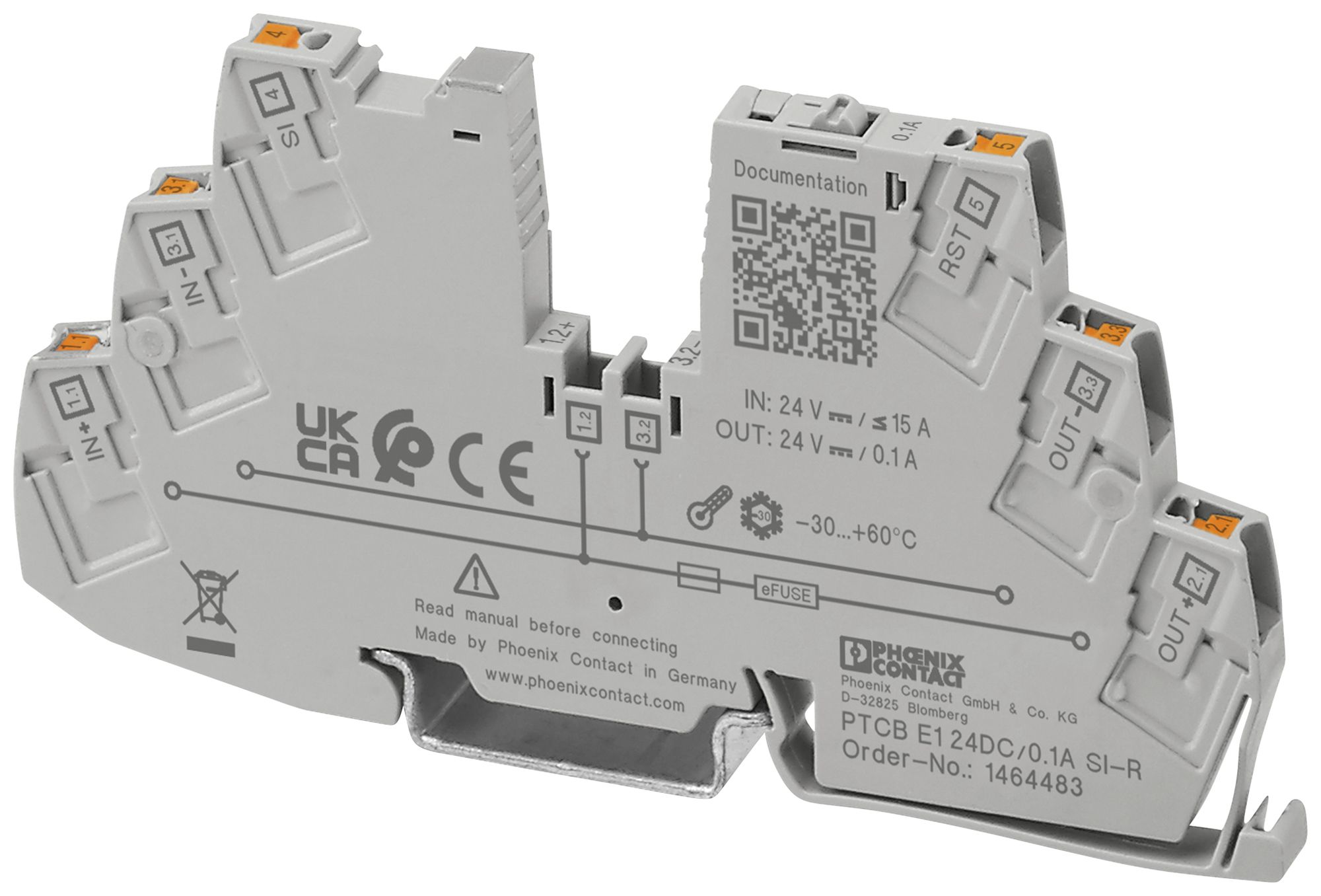 Geräteschutzschalter PX PTCB E1 24DC/0.1A SI-R