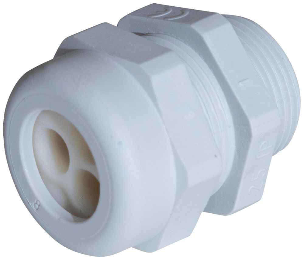 Pressacavo WADI Multi, M20 per 3 cavi Ø4…5mm 9mm PA IP68 grigio chiaro