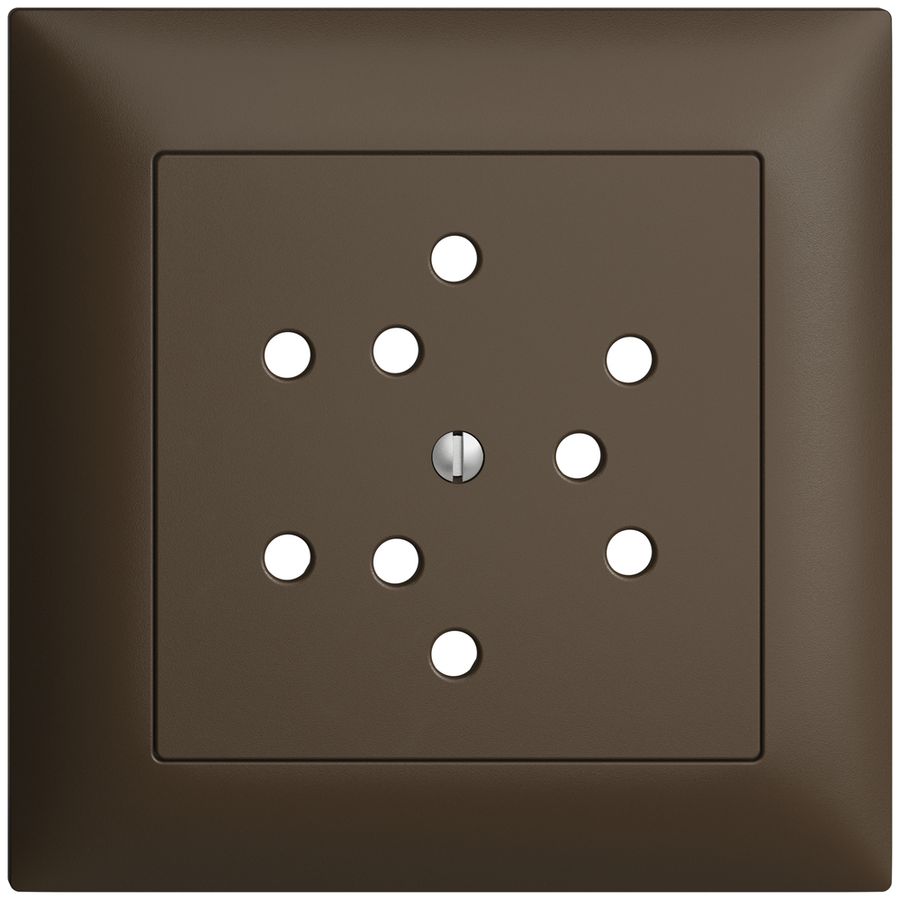 Frontset coffee 88×88mm 3×T12 EDIZIOdue