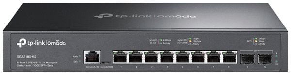 Switch TP-Link Omada SG3210X-M2 8×RJ45 2.5GbE 2×SFP 10GbE managebar