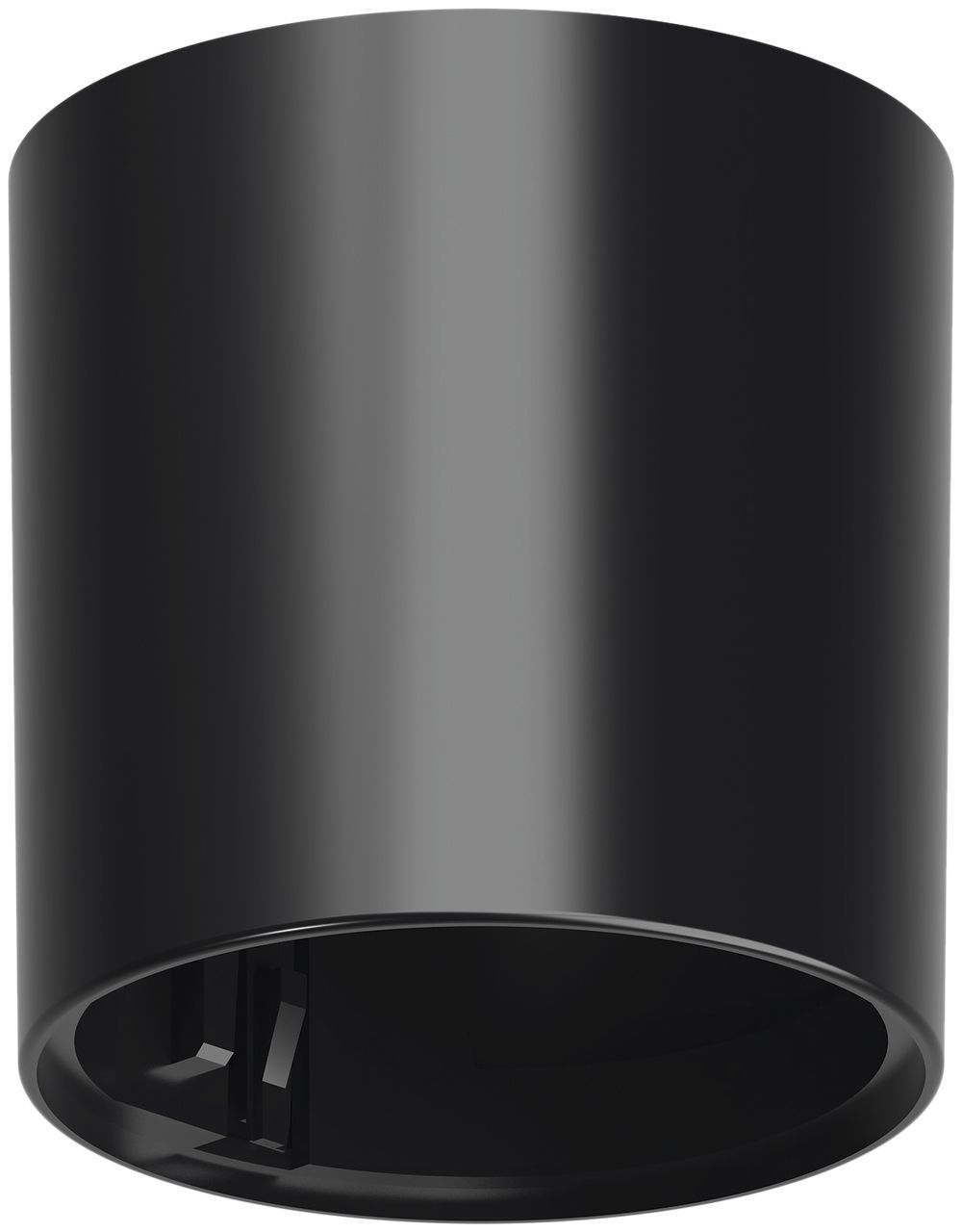 Cadre AP Theben 75B noir pour PlanoSpot Ø80mm