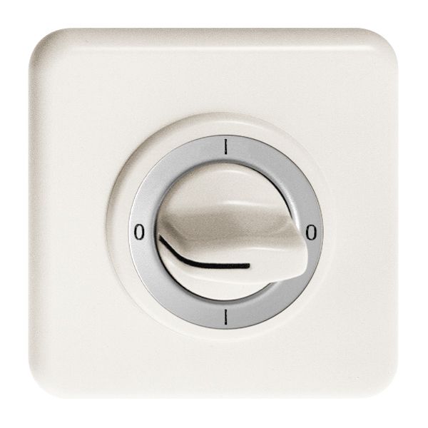 Kit frontal ENC 0-1-0-1 blanc pour interrupteur rotatif