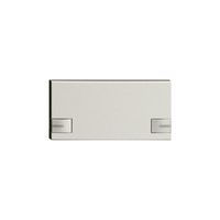 Touche 1/2 KNX/électron.a.LED EDIZIOdue 2× commande simple, gris clair