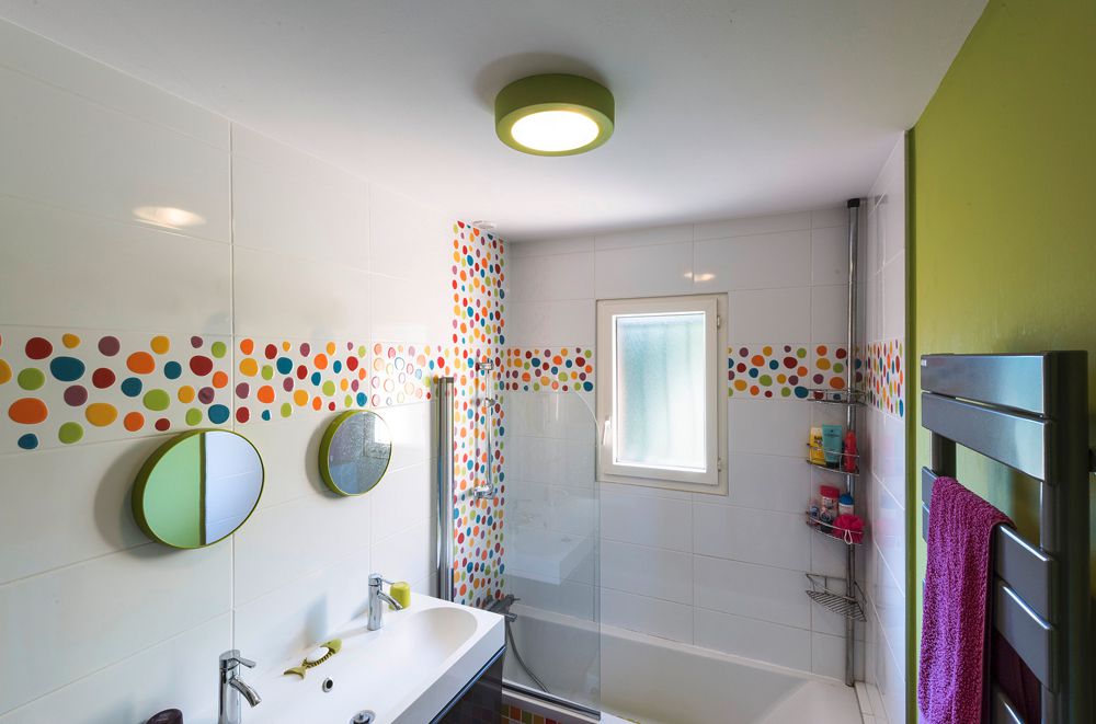 Deckenleuchte SLV GL 105, 2×E27 25W Gips rund IP20 weiss