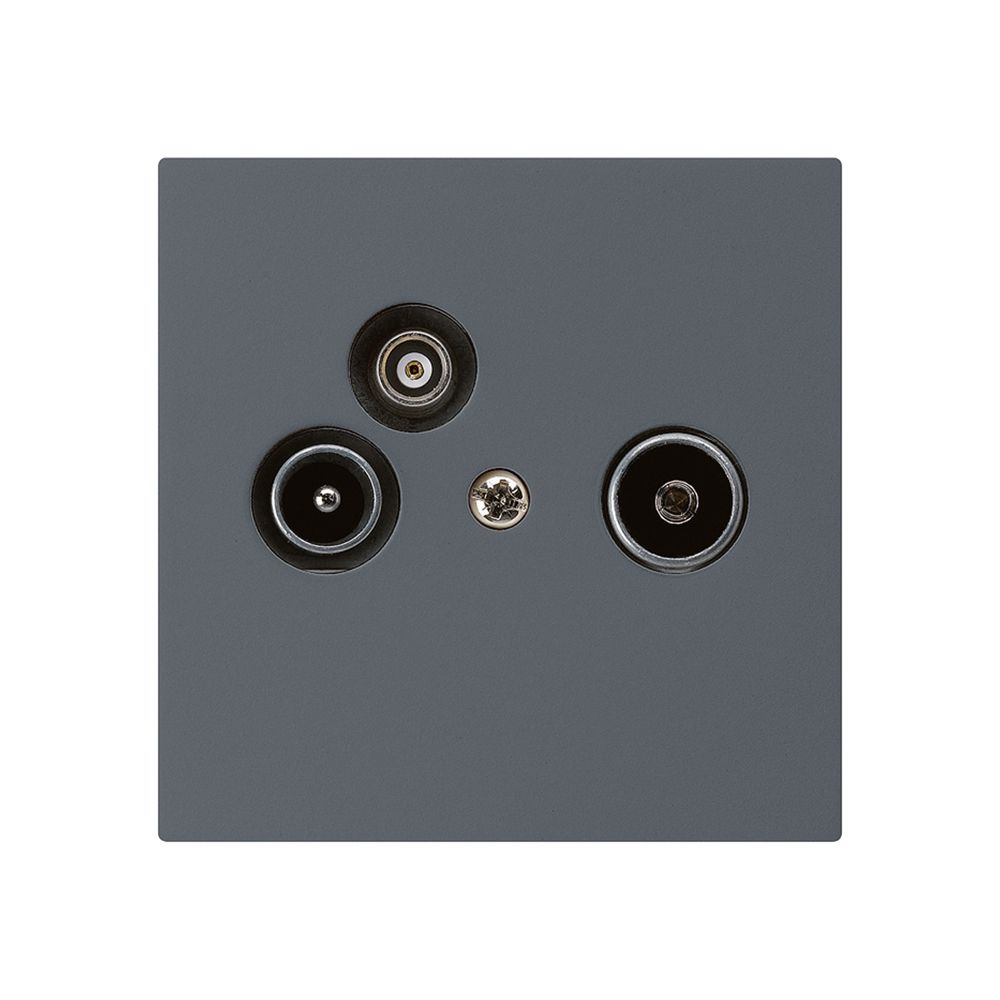 UP-Antennendose R/TV-Daten kallysto A 19dB anthrazit