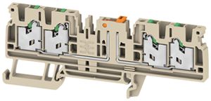 Borne de mesure/sectionnement WM SDT 4C 0.34…2.5mm² 20A/500V snap-in DIN35 be