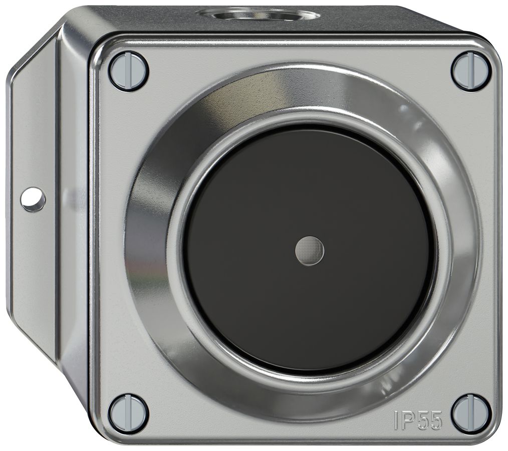 AP-Leuchtdruckschalter ELEMENT Sch 3/1L 16A 250V LED Aluminium