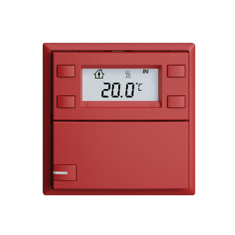 Poussoir RTH ENC KNX 1× EDIZIOdue F berry, avec LED RGB