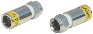 F-Kompressionsstecker F-56-CX3 4.9, für HVA-Kabel Cablecom T6T77
