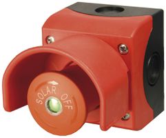 Interrupteur arrêt d'urgence AP 1F+1O pour installation PV