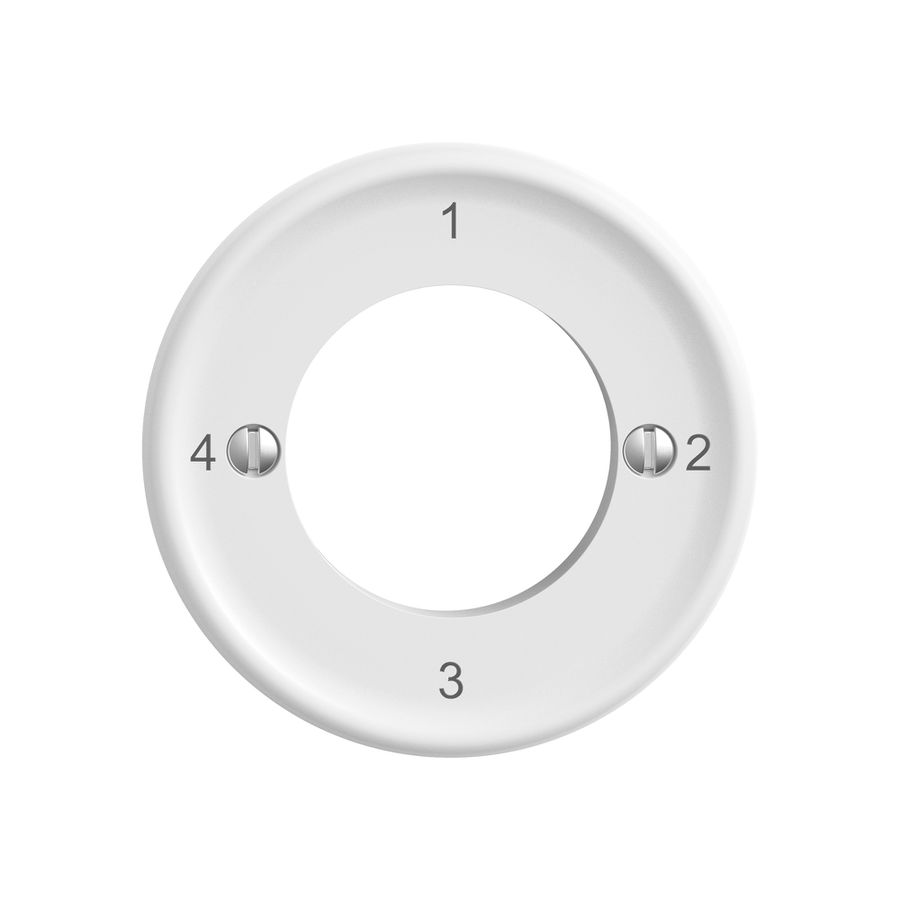 Montageset STANDARDdue SNAPFIX® f.Drehsch.m.Schloss 4-1-2-3 ws