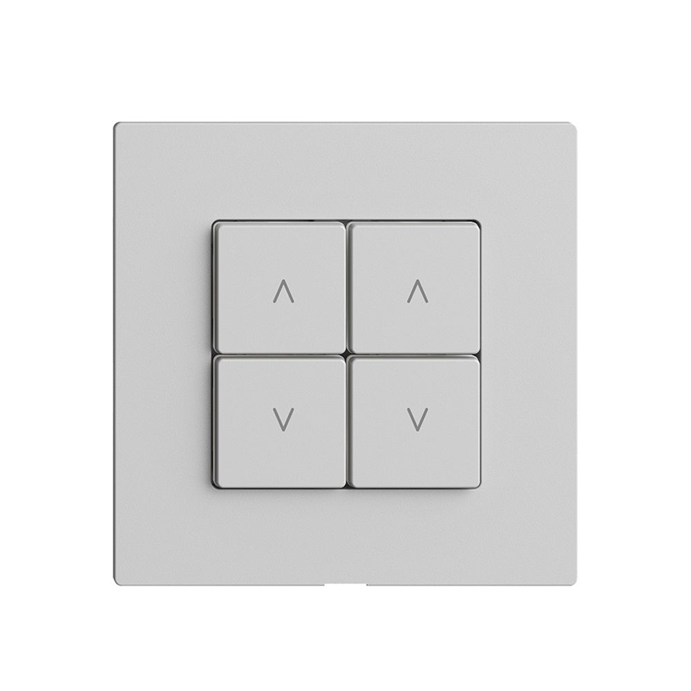 Bedienaufsatz zu Storenschalter 2K/4T Edue Wiser hellgrau