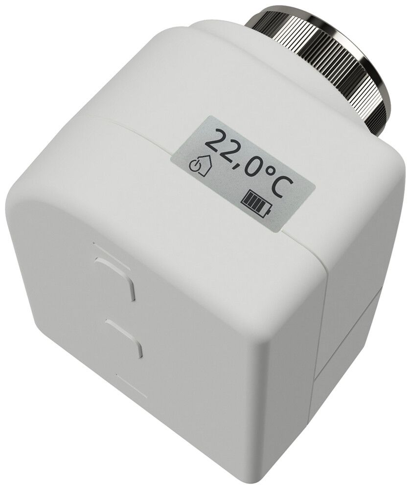 Servomoteur KNX RF+ MDT RF-HVA1DAA.01S 1×sort écran d'information 2×pile AA