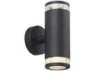 Applique Nordlux Birk 2×GU10 28W IP44 Ø90mm nero