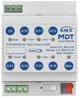REG-Gateway KNX/DALI MDT SCN-DA642.04 2-Kan 64TE/Kanal 110…240VUC 4TE
