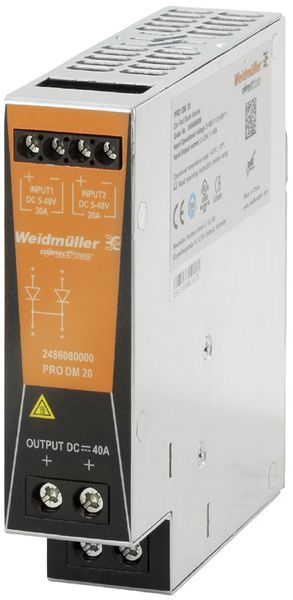 Module de diode WM PRO DM 20 5…48VDC IN: 2×20A OUT: 1×40A