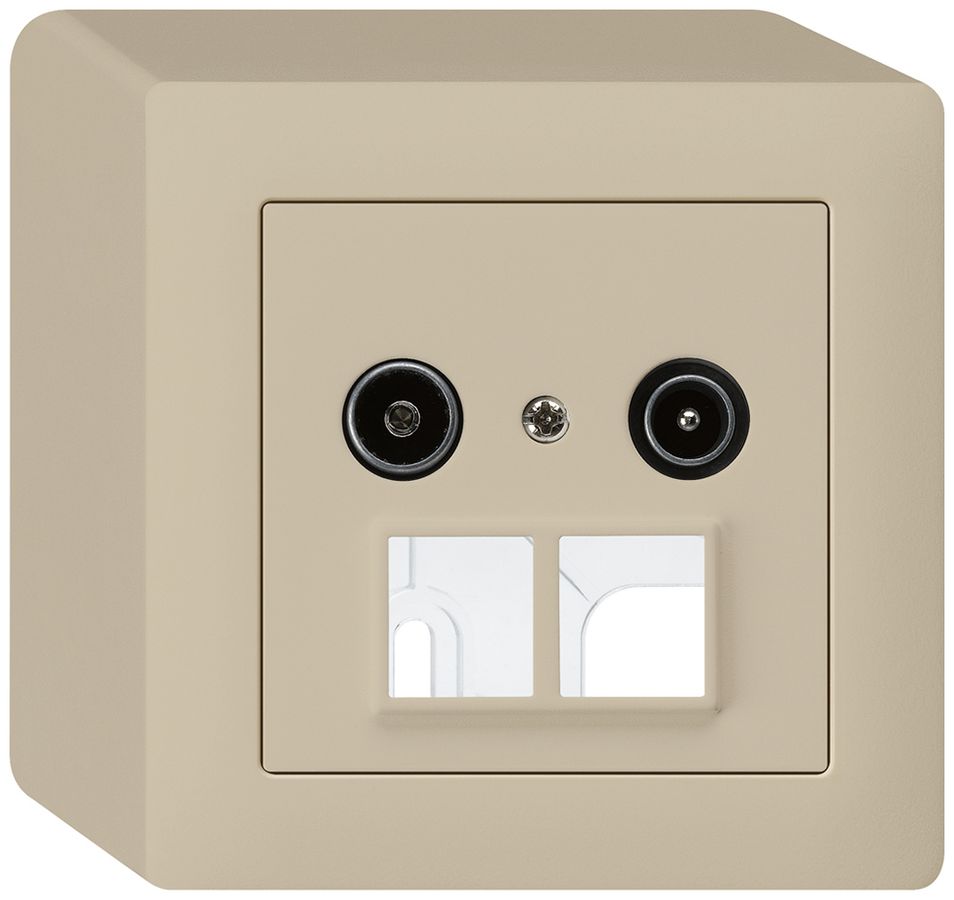 Prise d'antenne AP R/TV HMS kallysto 19dB beige