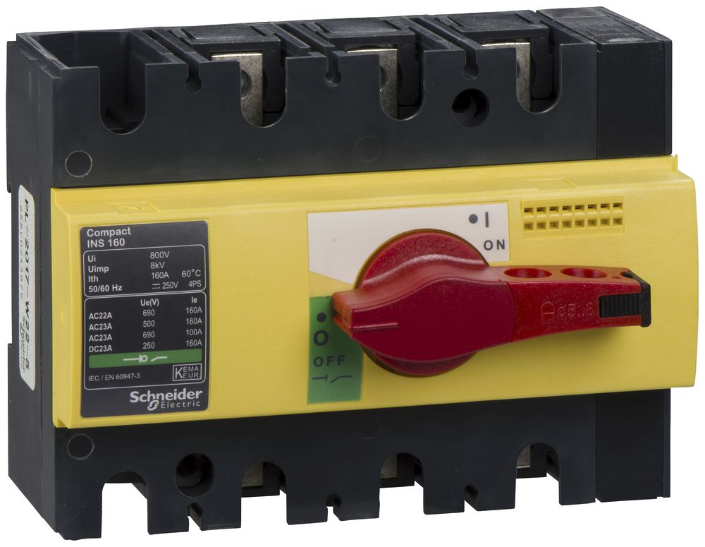 Interruttore di carico INS Schneider Electric NS-I 160 3L gi/ro