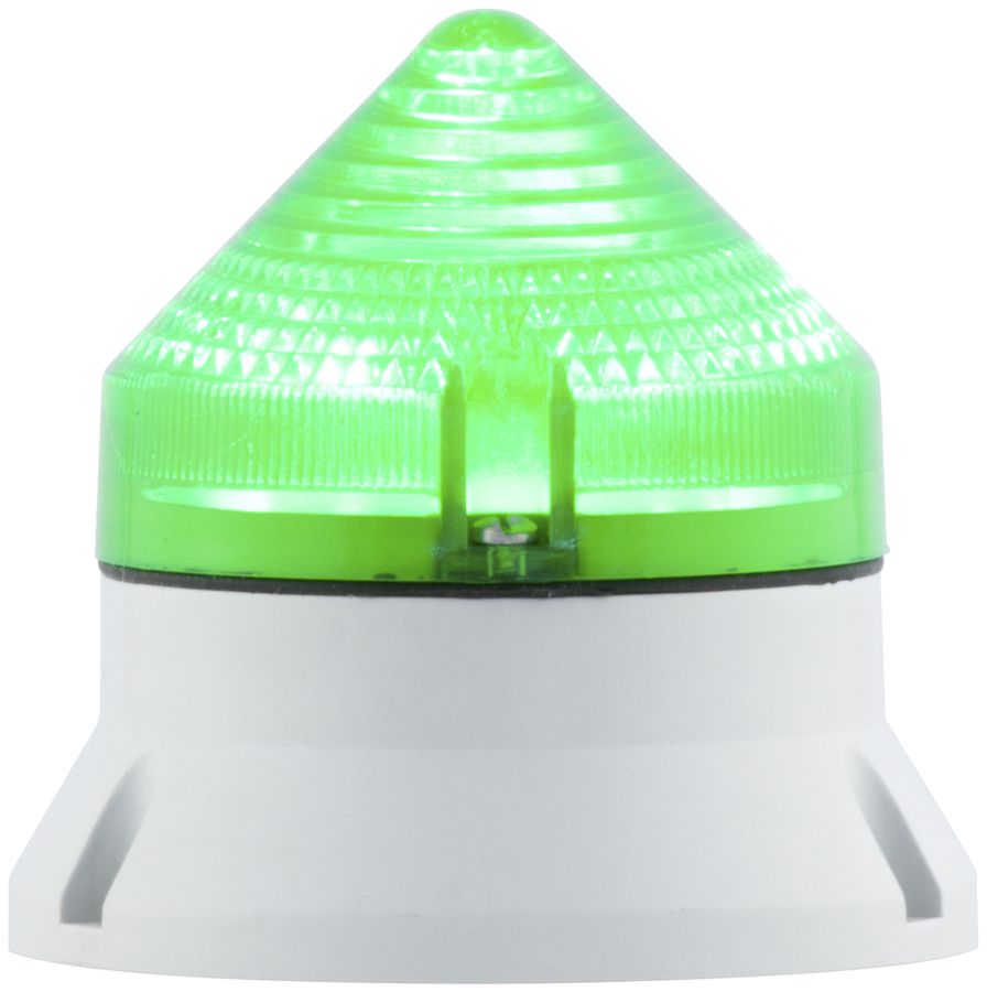 Blinkleuchte Hugentobler CTL600 grün 90/240V AC, IP54, Ø73.5×74.5mm