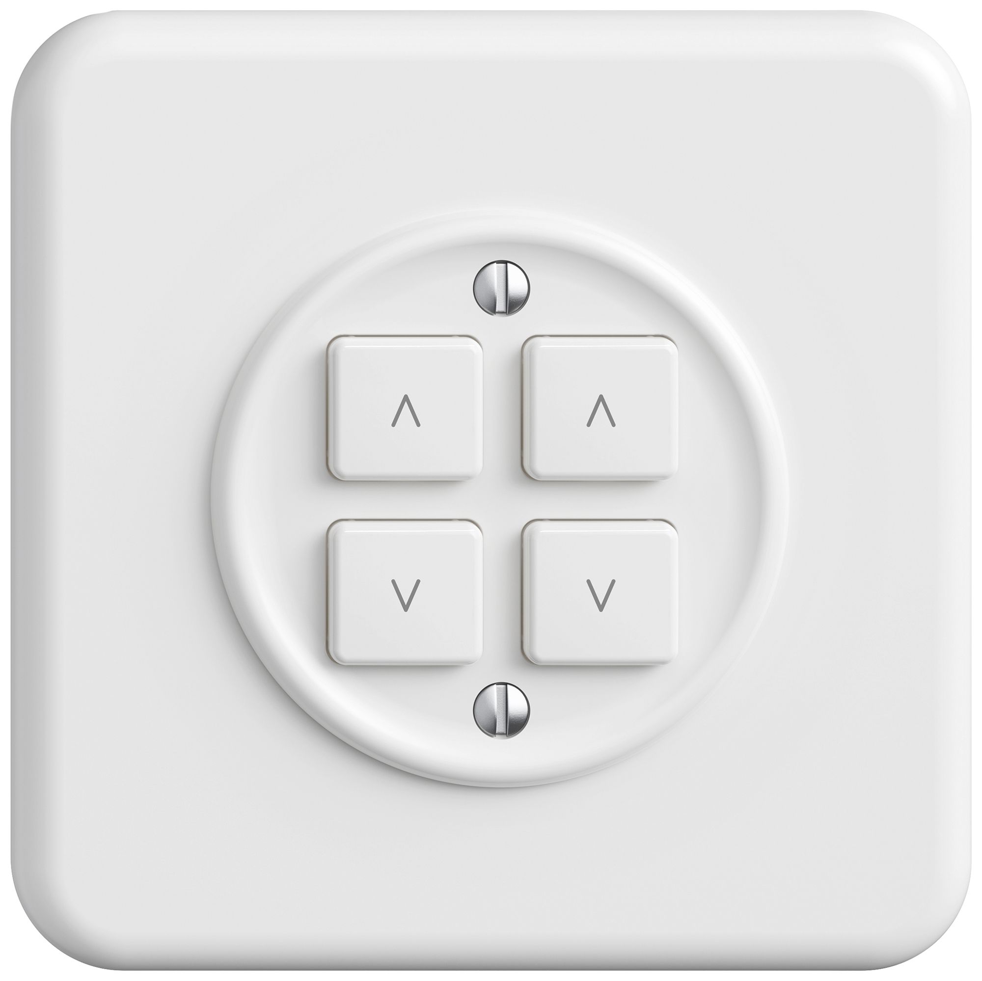 UP-Storenschalter STANDARDdue Wiser SNAPFIX® 2 Kanal 4 Tasten ws