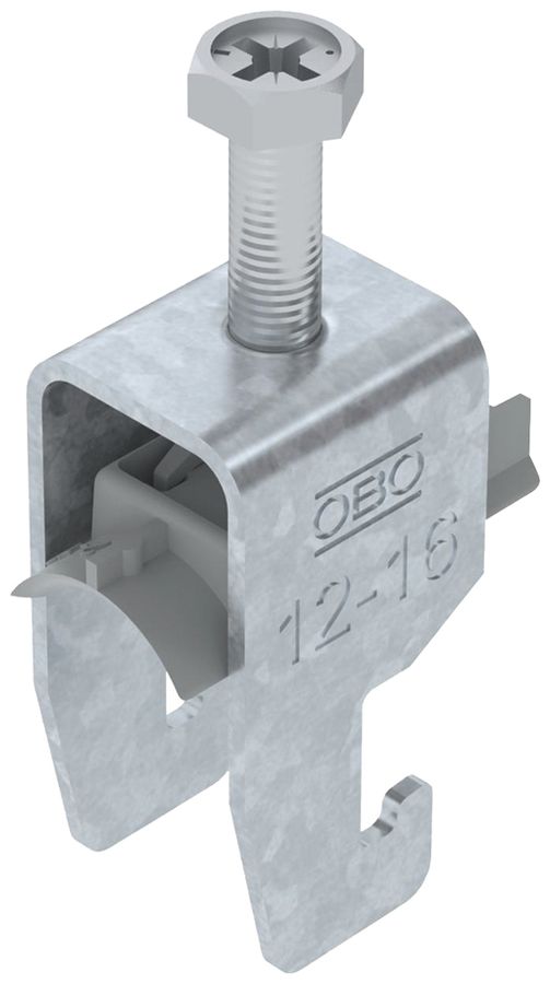 Fixation rapide BET 2056 pied à U mat.synthétique 12…16mm 1×câble acier Zn-ch-im