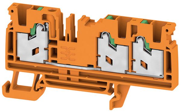 Borne de passage joignable WM S3C 0.75…4mm² 32A/1000V snap-in DIN35 ora