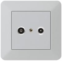 Prise antenne ENC kallysto.trend R/TV 14dB 2GHz gris clair