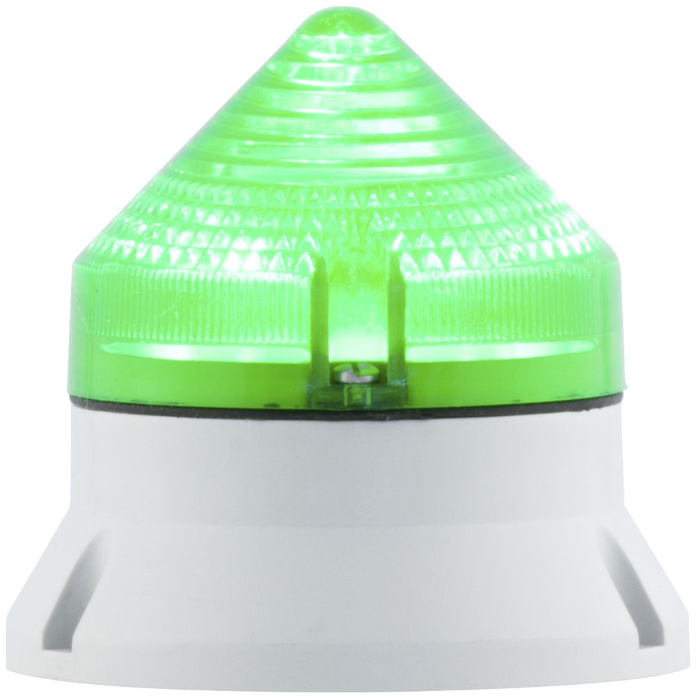 Blinkleuchte Hugentobler CTL600 grün 12/24V AC/DC, IP54, Ø73.5×74.5mm