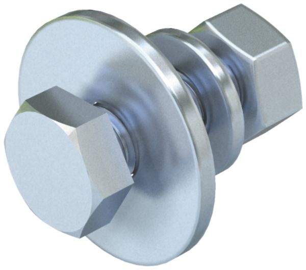 Sechskantschraube Bettermann Mutter+Scheibe M12×40, St, F