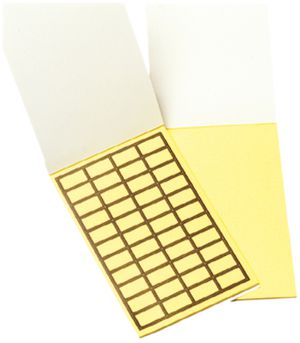 Etikette Weidmüller TabPack selbstklebend 19×11mm Gewebe gelb