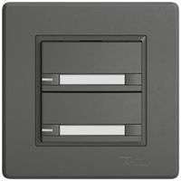 Pulsante universale INC EDIZIO.liv UNI SNAPFIX® 5…48V c.LED 2× com.2T targ.grs