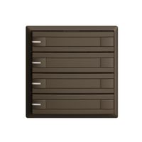 Poussoir KNX RGB EDUE, 250mW, a.LED RGB, papier, 4×poussoir, C.2×T., cof