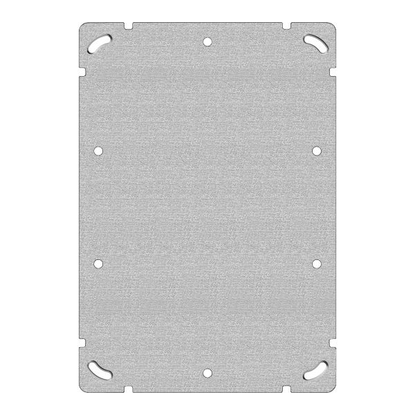 Plaque de fixation 3×2 137×197mm, sans découpe, avec 10 trous