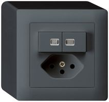 Combinazione luminosa AP 1/3+3/1P+T13 antracite kallysto 2 lenti