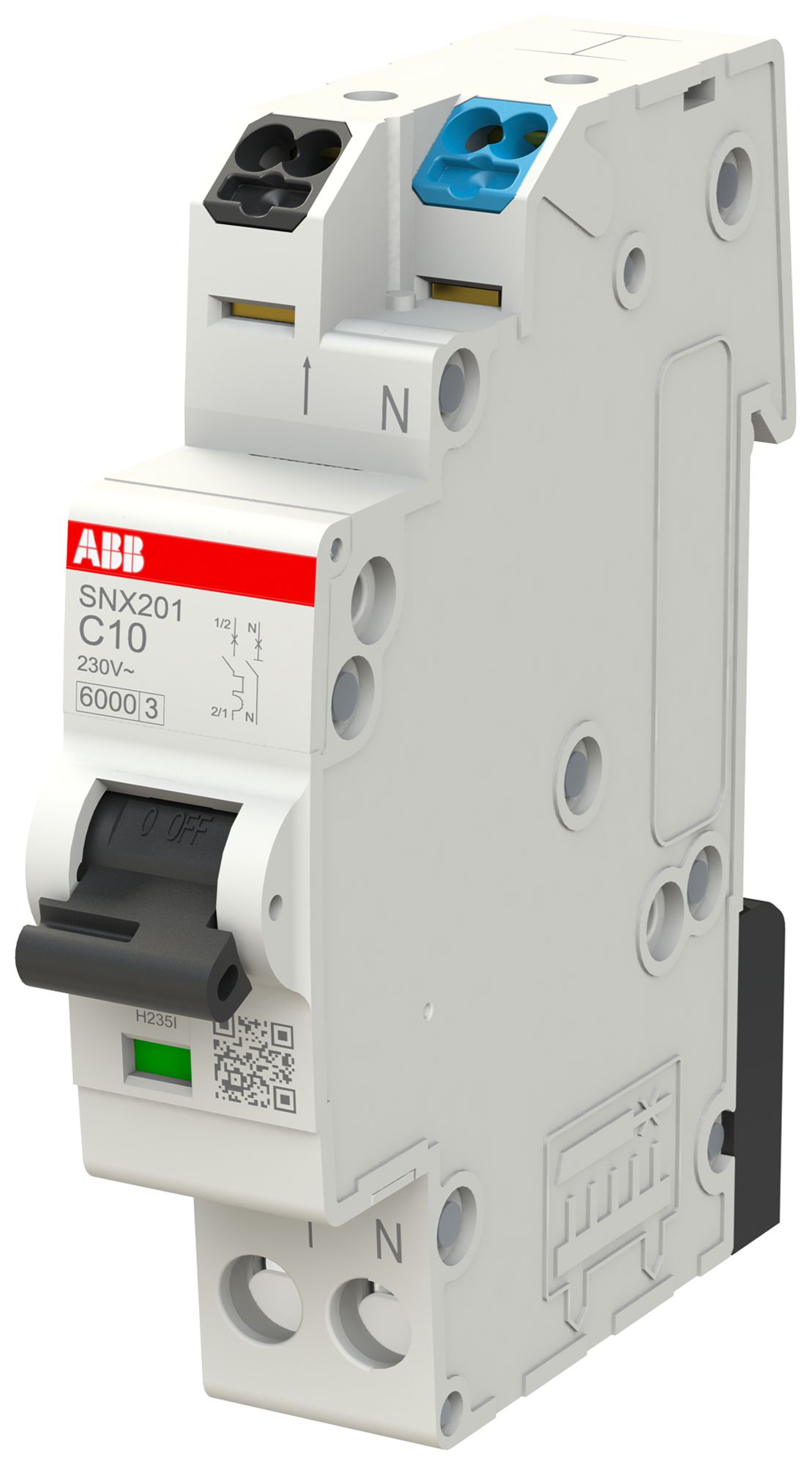 Leitungsschutzschalter ABB FlexLine 1LN 230V C 10A 6kA 1TE