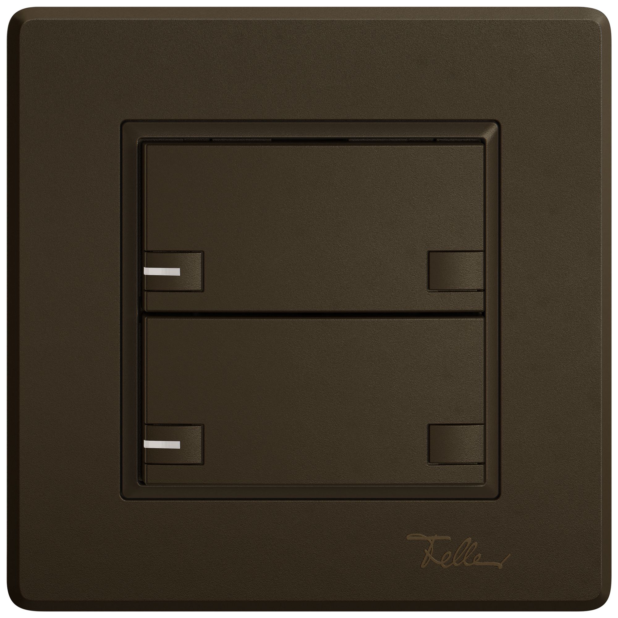 UP-Universaltaster EDIZIO.liv UNI SNAPFIX® 12…48V m.LED blau 2× 2-Tbed.br