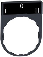 Plaquette Schneider Electric I-O-II