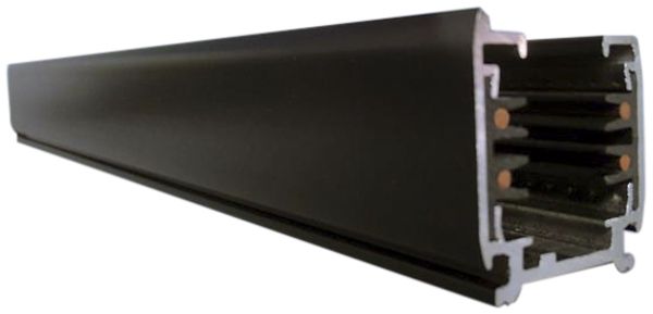3-Phasen-Stromschiene DOTLUX, 2000mm, schwarz matt