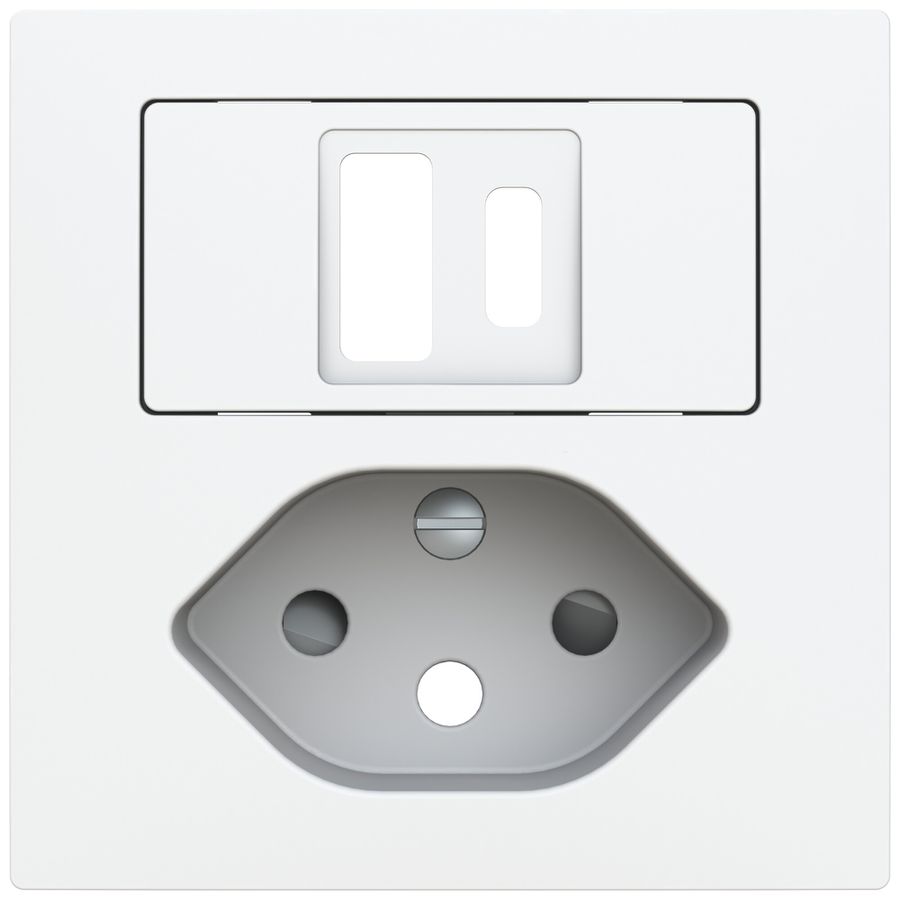 UP-Frontset ABB Sidus USB-A+C + T13 60×60mm ws IP20