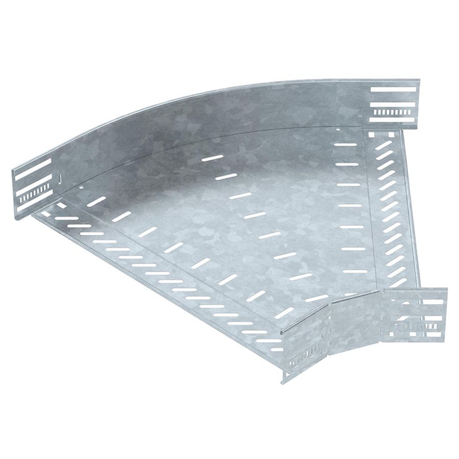 Coude BET RB 45° 85×500mm acier galvanisé à chaud