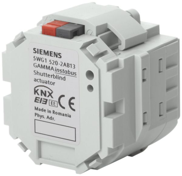 UP-KNX-Jalousieaktor Siemens 230 VAC 1×6A UP520/13