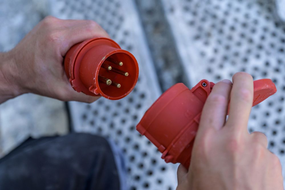 Cavo di prolunga Brennenstuhl gomma 32A 400V 5×6mm² CEE32/CEE32 10m ne