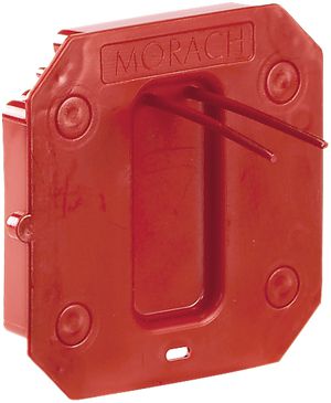 Coperchio prot. MT Crallo-Leu grd.1 70×70×10mm rosso