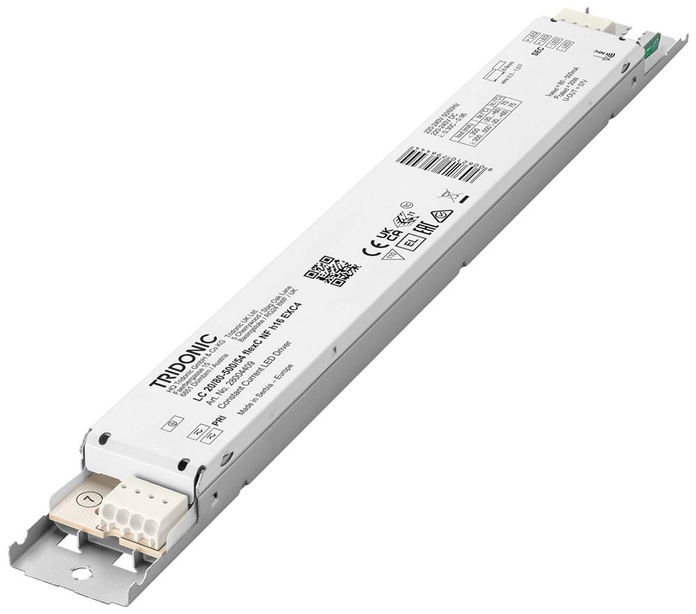 Alimentation LED Tridonic LC NFC EXC4 8.1…35W 15…54V 150…700mA 280×30×16.3mm