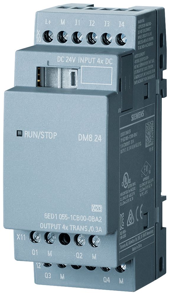 SPS-Erweiterungsmodul Siemens LOGO!8 DM8 24, 4DE/4DA