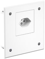 Schraubdeckel AGRO 130×130mm weiss mit 1×T13