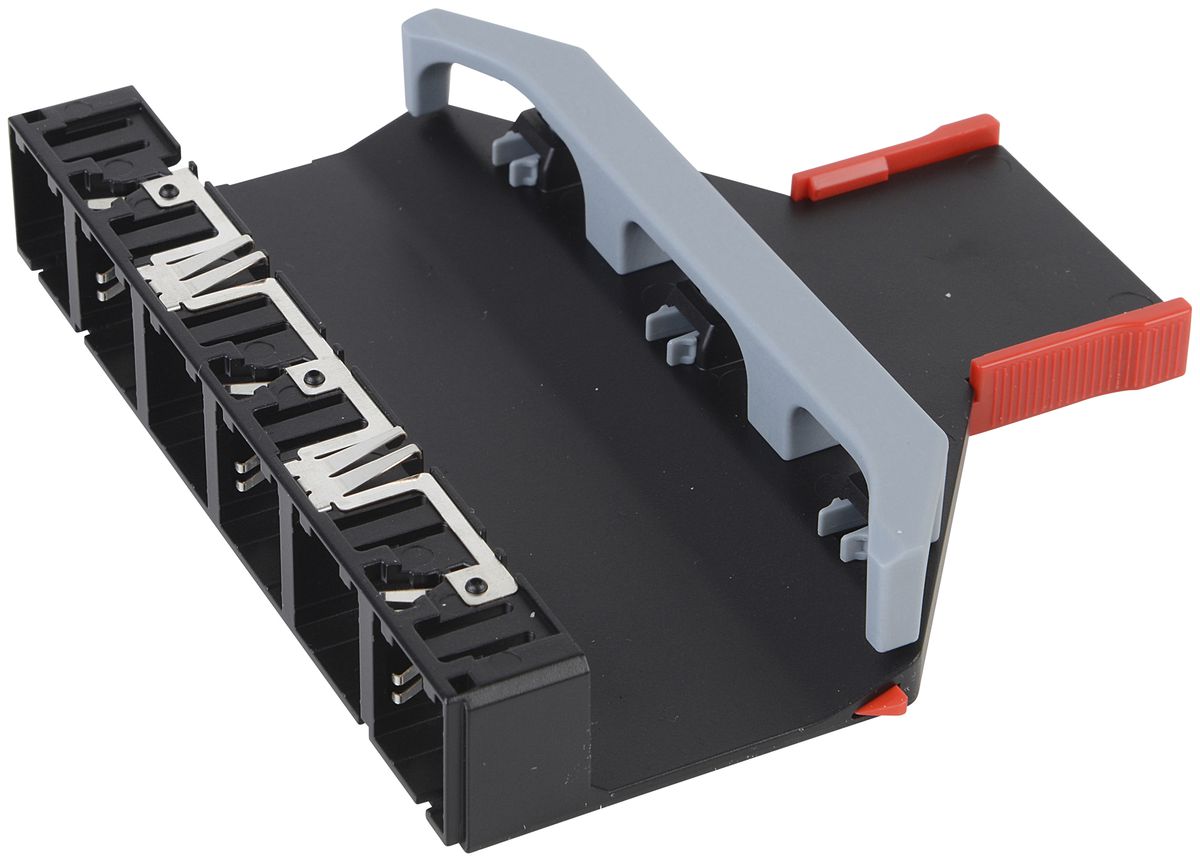 Cassetta per pannello Netscale 48, 6× alloggiamento "speciale", schermato, nero