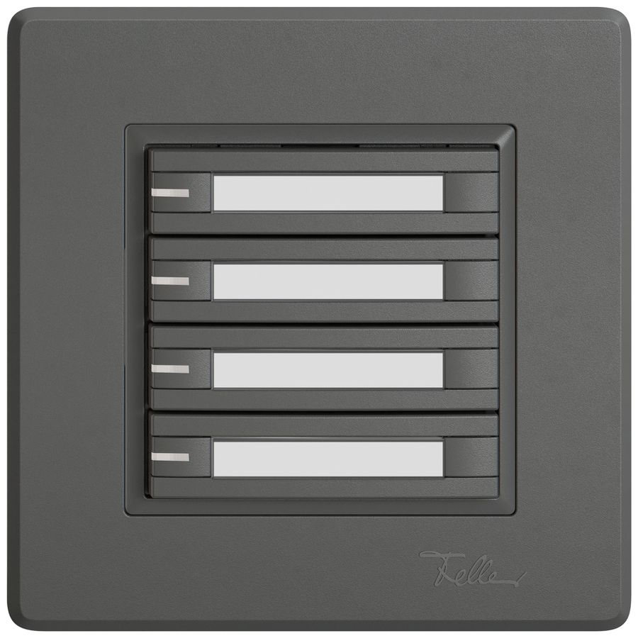 UP-Universaltaster EDIZIO.liv UNI SNAPFIX® m.LED RGB 8× 1-Tbed.Pap.dgu