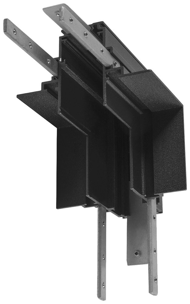 L-Verbinder SLV 48V TRACK Aluminium 81×74×81mm schwarz