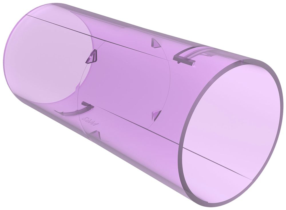 Verbindungsmuffe Spotbox M63 violett transparent